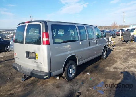 2006 Chevrolet Express Passenger Ls (Gov't Order Types Fg0 Fbc Only) из США, поврежденный, VIN 1GAGG25V561232454
